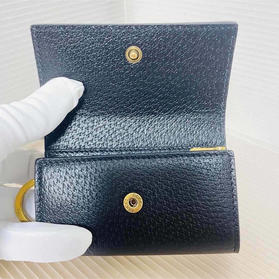 新品未使用】Gucci グッチ GGマーモント キーケース 新品未使用】Gucci グッチ GGマーモント キーケース