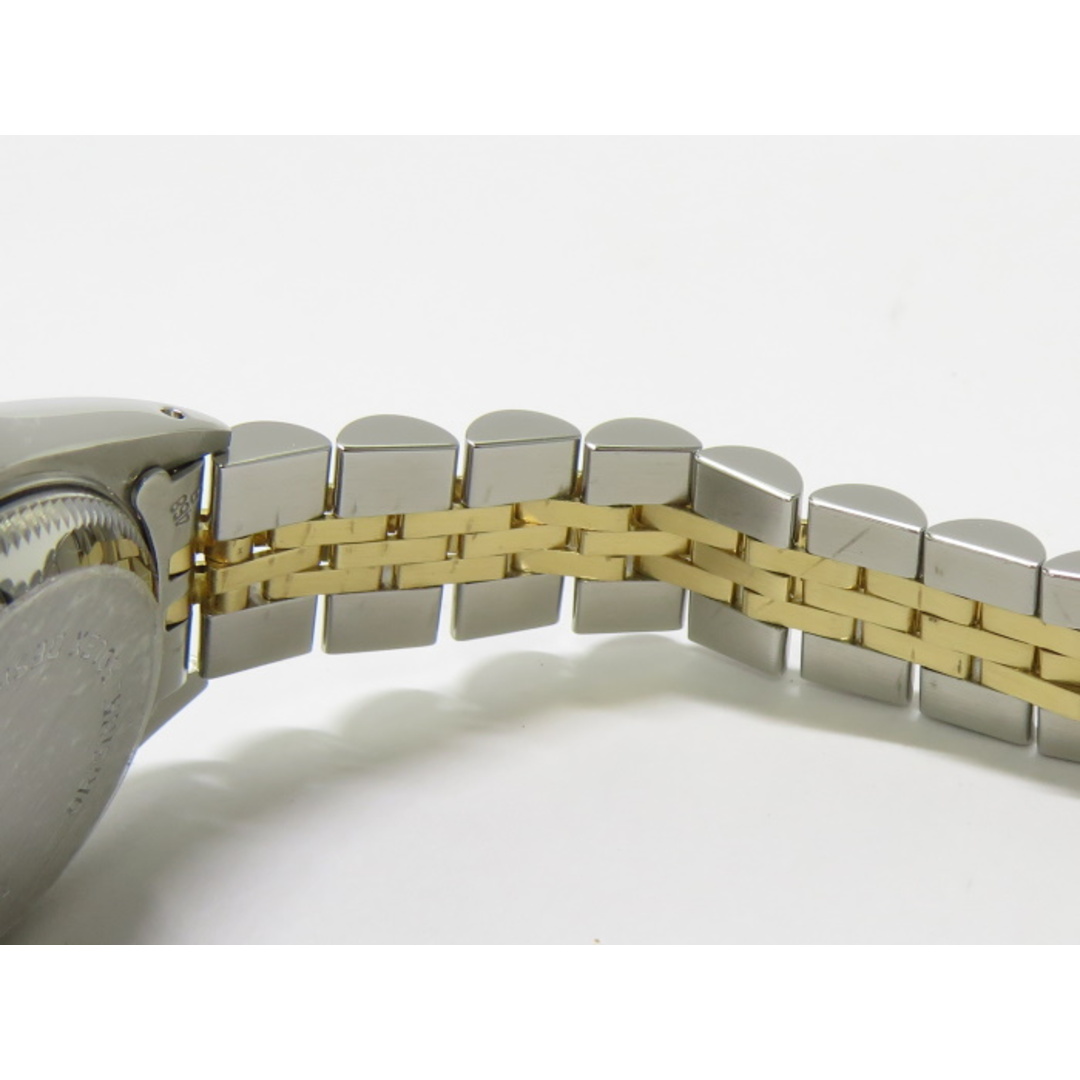 ROLEX - ROLEX デイトジャスト 自動巻き SS YG ゴールド文字盤 9 ROLEX - ROLEX デイトジャスト 自動巻き SS YG ゴールド文字盤 9