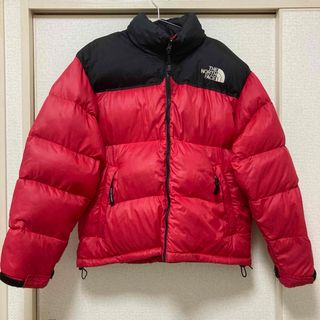 ザノースフェイス(THE NORTH FACE)のノースフェイス　ヌプシダウンジャケット USA規格　レッド　L　90s(ダウンジャケット)