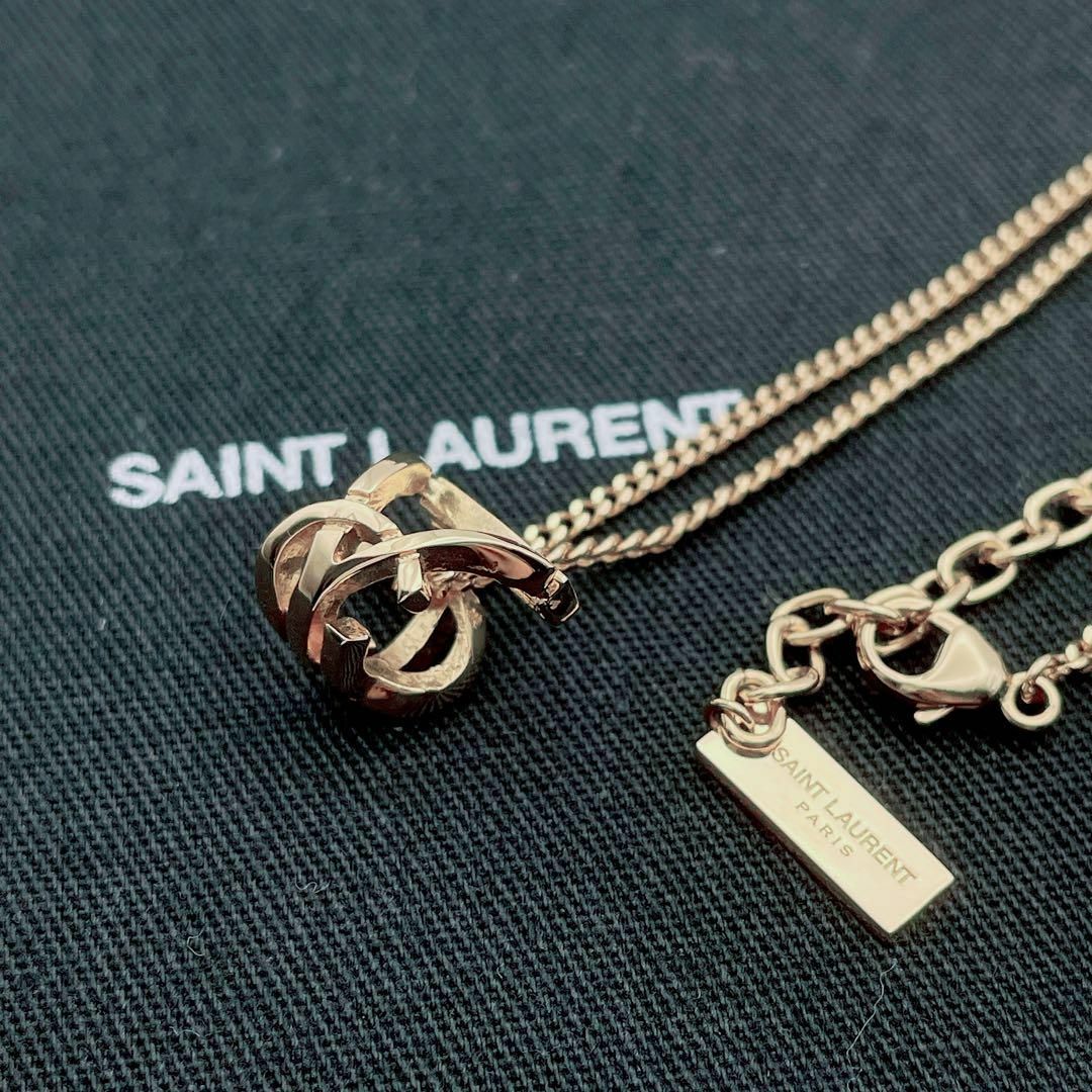 専用YSL サンローラン ネックレス ツイスト モノグラム リング 専用YSL サンローラン ネックレス ツイスト モノグラム リング