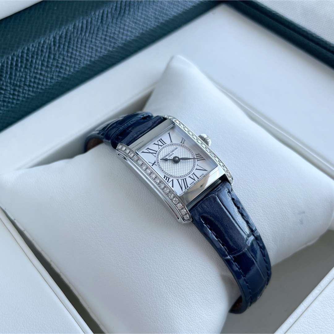 FREDERIQUE CONSTANT(フレデリックコンスタント)のフレデリックコンスタント クラシック　カレ　ダイヤベゼル　稼働 レディースのファッション小物(腕時計)の商品写真