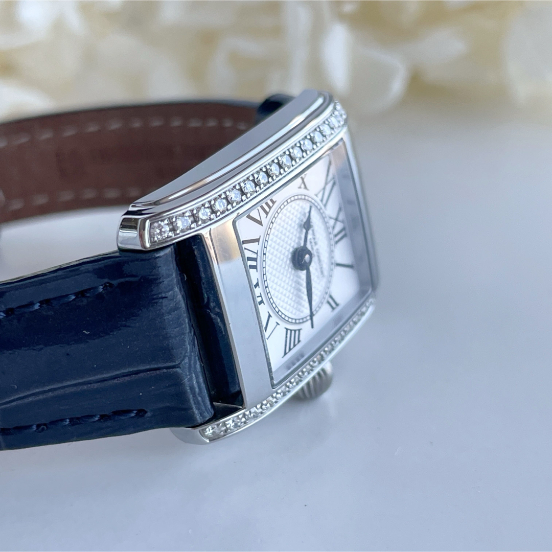 FREDERIQUE CONSTANT(フレデリックコンスタント)のフレデリックコンスタント クラシック　カレ　ダイヤベゼル　稼働 レディースのファッション小物(腕時計)の商品写真