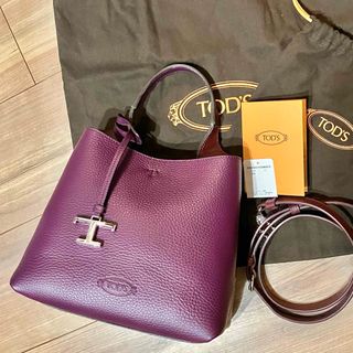 トッズ(TOD'S)のRie様★専用★新品★トッズ★ミニ T タイムレス ショルダーバッグ★レザー(ショルダーバッグ)