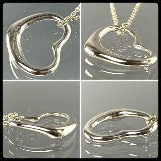 Tiffany & Co. - ティファニー オープンハートネックレス シルバー925