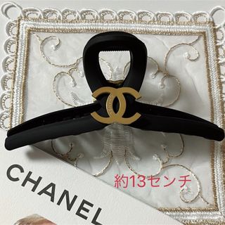 CHANEL - ヴィンテージ シャネル カメリア バレッタ ベロア リボン