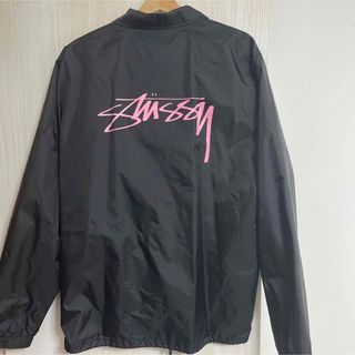 新品 黒L stussy × nike windrunner