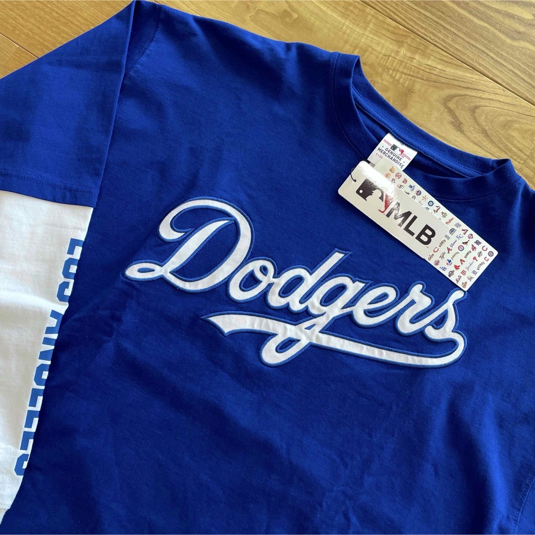 MLB(メジャーリーグベースボール)のby An様【L】MLB公式ドジャースユニフォーム風ビッグシルエット長袖Tシャツ メンズのトップス(Tシャツ/カットソー(七分/長袖))の商品写真