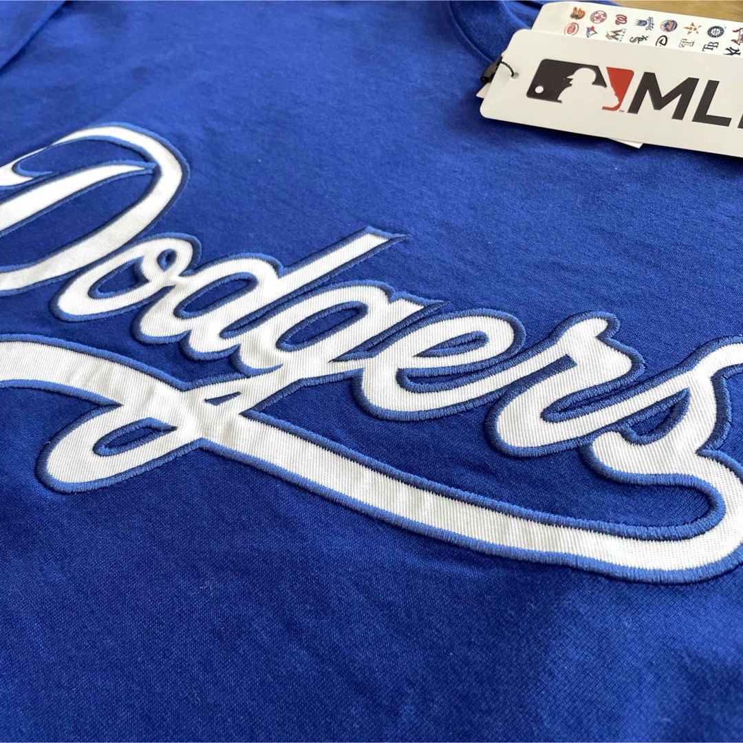 MLB(メジャーリーグベースボール)のby An様【L】MLB公式ドジャースユニフォーム風ビッグシルエット長袖Tシャツ メンズのトップス(Tシャツ/カットソー(七分/長袖))の商品写真