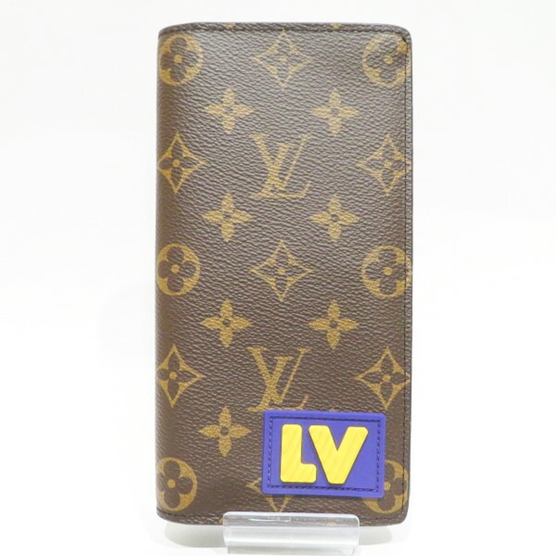 使用感わずかに有り内側の状態ルイヴィトン Louis Vuitton モノグラム ポルトフォイユブラザNM M80253 長財布 ユニセックス ★送料無料★【あす楽】