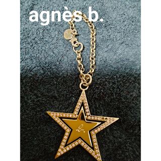 アニエスベー(agnes b.)の【№３４８】アニエスベー　agnès b.　チャーム　スター　星型　ゴールド(チャーム)