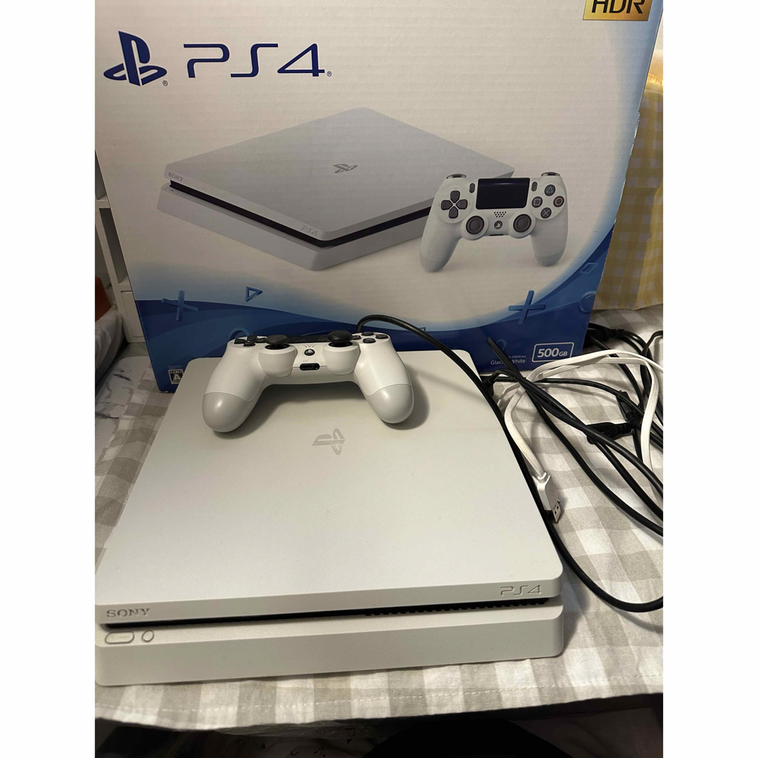 【新品未開封品】PlayStation ps4 500GB 本体グレイシャーホワイト