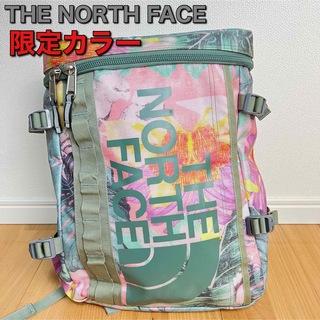 THE NORTH FACE ヒューズボックス　バレットピンクサンライズプリント