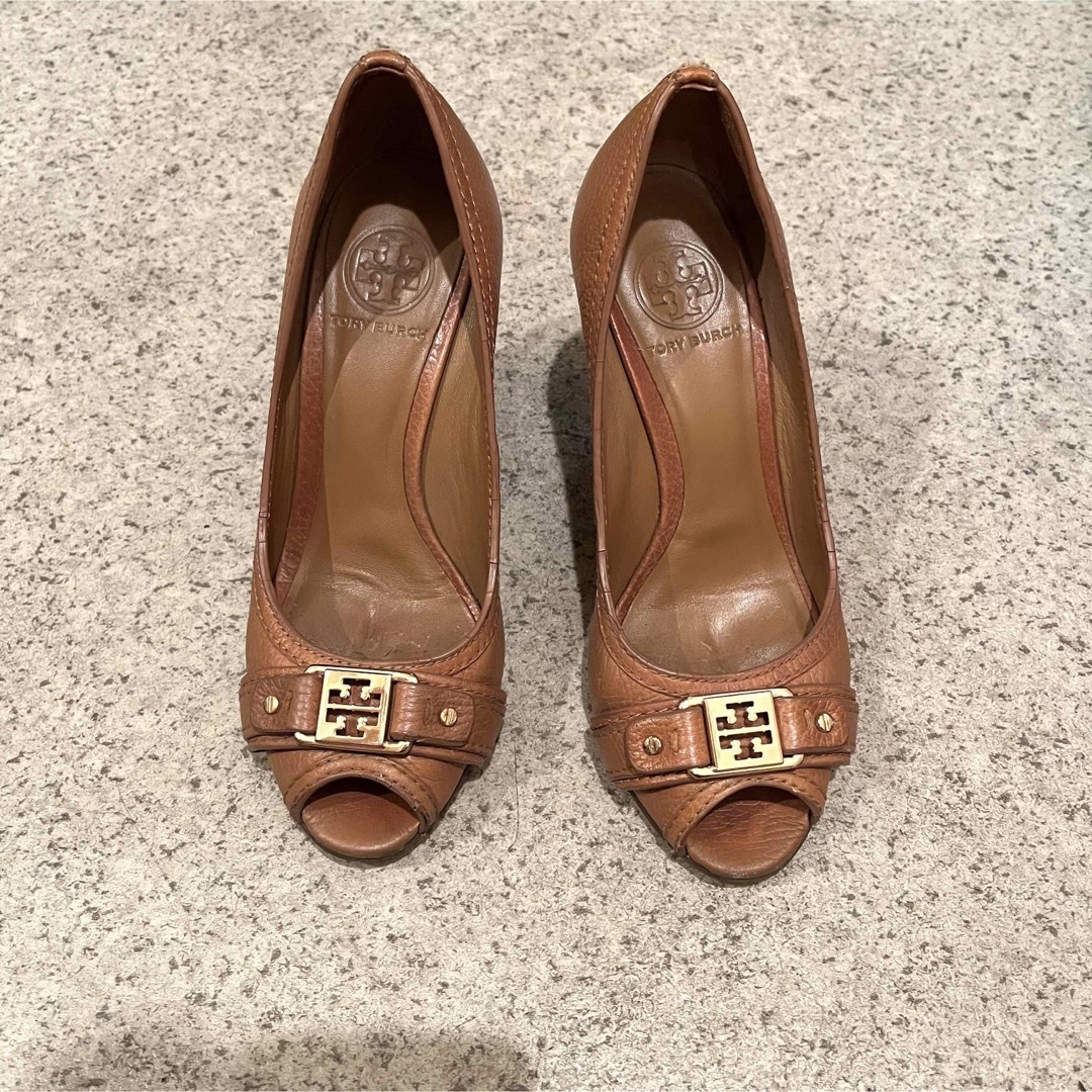 美品 TORY BURCH トリーバーチ ウェッジソール パンプス 24cm