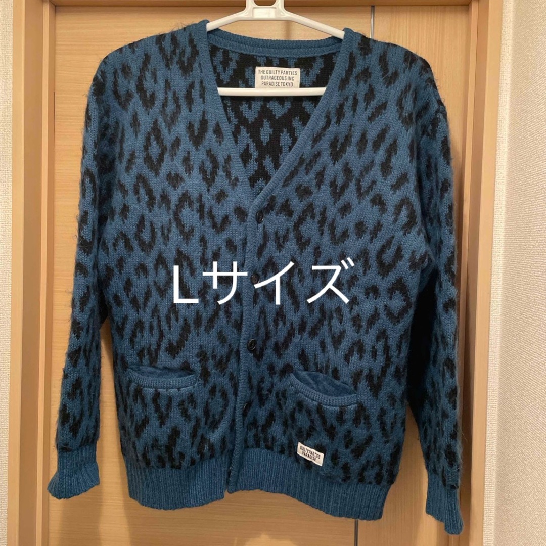 ワコマリア LEOPARD HEAVY MOHAIR CARDIGANワコマリア