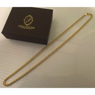 AVALANCHE - avalanche K10 中空 マイアミ チェーンネックレス 50cmの