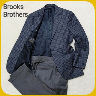 ブルックスブラザース(Brooks Brothers)の美品 ブルックスブラザーズ REDA 光沢 セットアップ スーツ 段返り 3B(セットアップ)