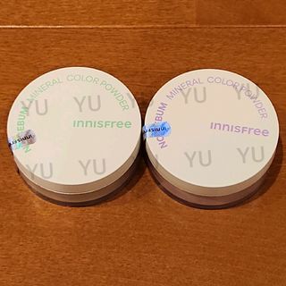 イニスフリー(Innisfree)のイニスフリー　ノーセバムミネラルカラーパウダー　フェイスパウダー　2個セット(フェイスパウダー)