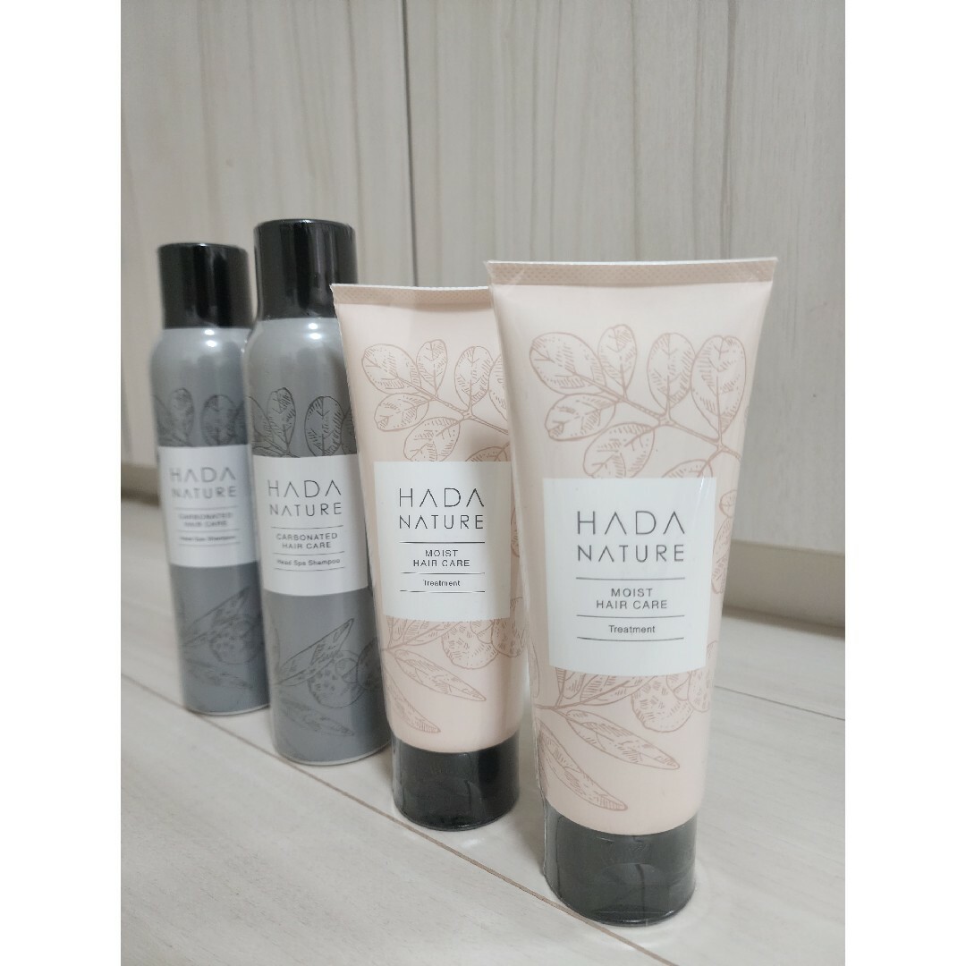 HADA NATURE(ハダナチュール)の☆4本セット☆　肌ナチュール　ヘッドスパシャンプー&コンディショナー コスメ/美容のヘアケア/スタイリング(シャンプー/コンディショナーセット)の商品写真