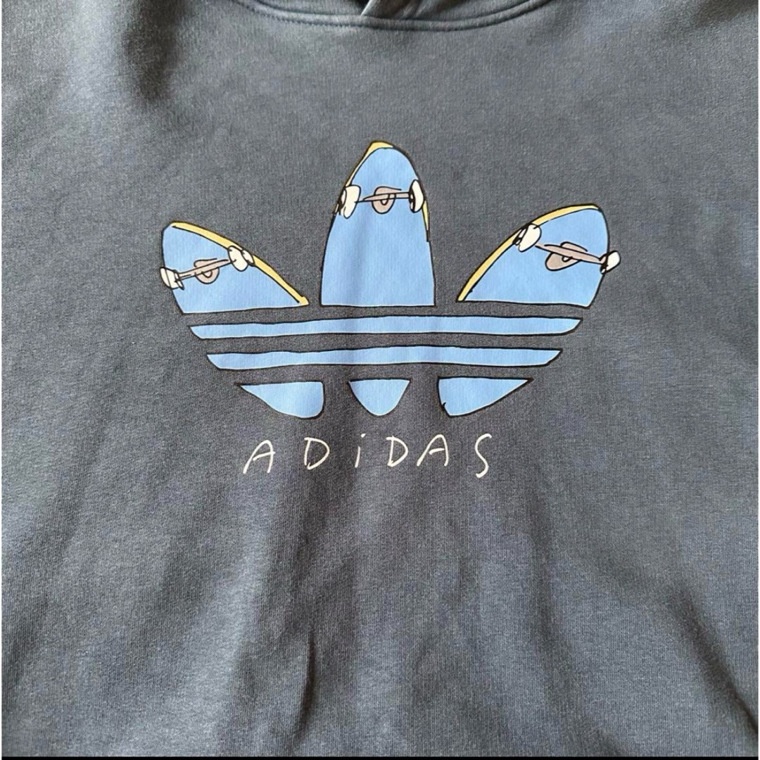 adidas(アディダス)のadidas アディダス ビッグロゴ パーカー メンズのトップス(パーカー)の商品写真