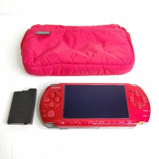 プレイステーションポータブル(PlayStation Portable)のSONY　PSP3000 ラディアントレッド　極美品　ソニー　ゲーム機(携帯用ゲーム機本体)