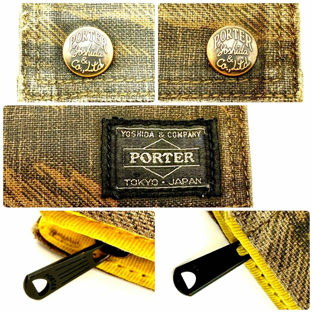 PORTER(ポーター)のポーター グリーンアイ 2つ折り財布 70周年記念モデル カモフラ 迷彩 メンズのファッション小物(折り財布)の商品写真