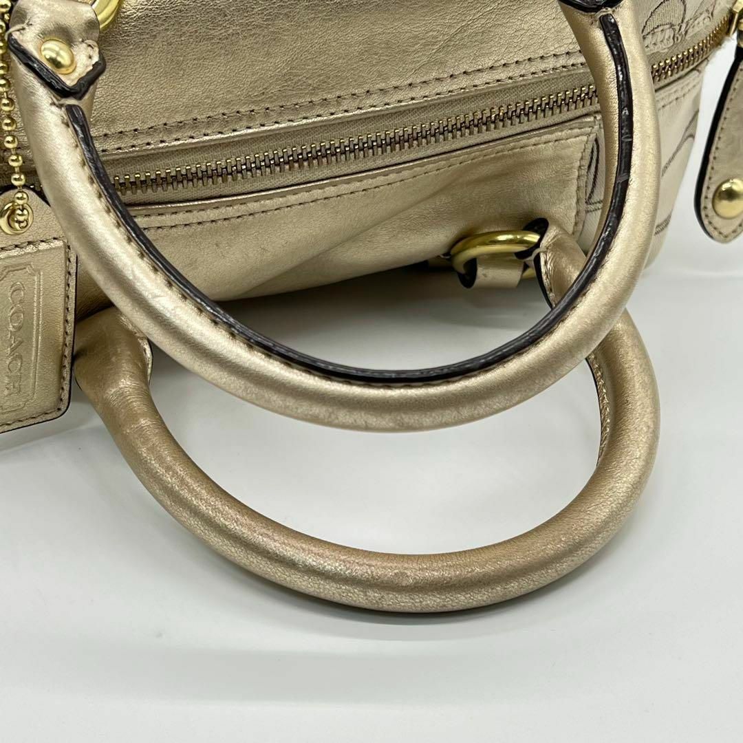 仕様ポケットの数外側0内側2✨️美品✨️COACH アシュレイ シグネチャー ハンドバッグ トートバッグ
