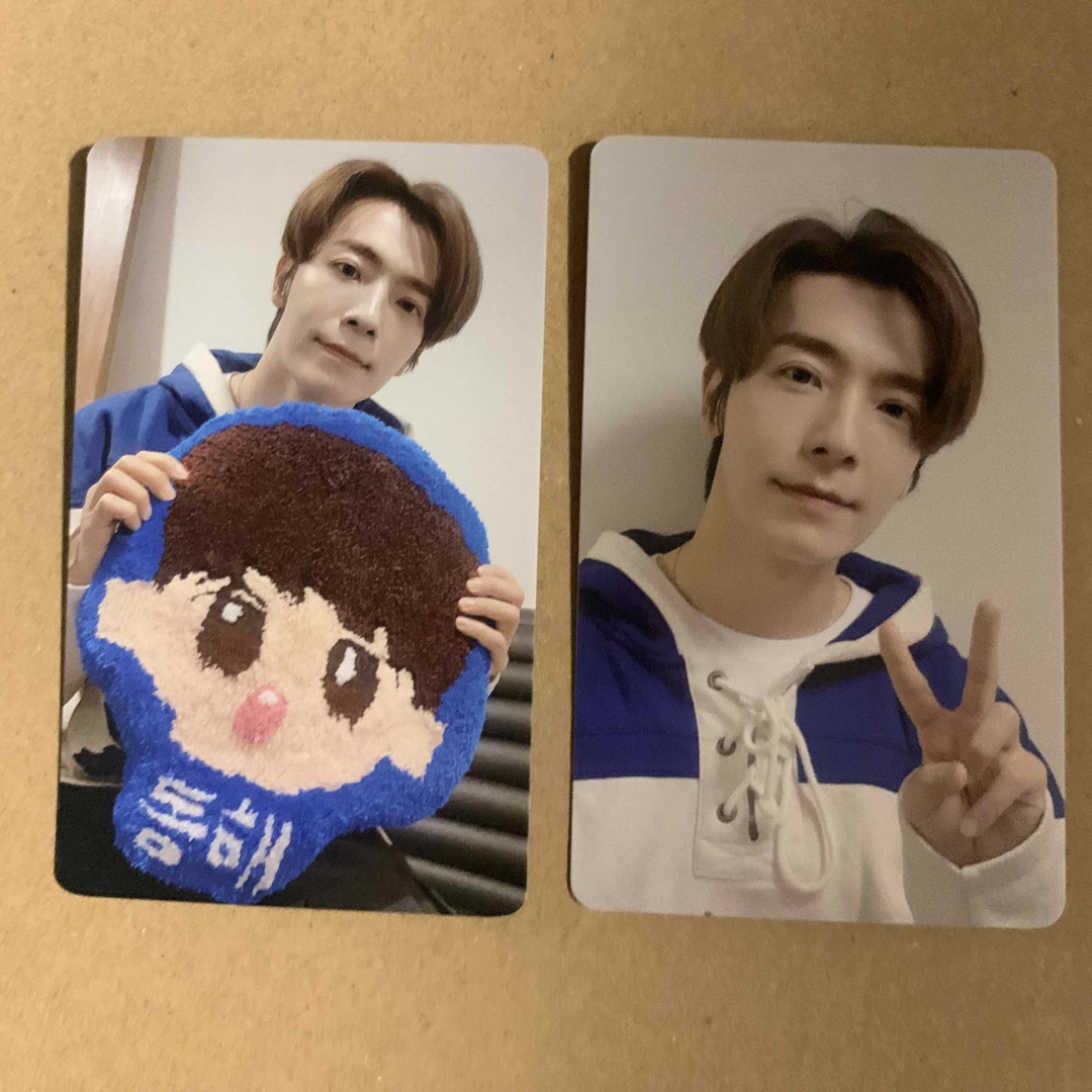 SUPER JUNIOR(スーパージュニア)のSUPER JUNIOR D&E ドンヘ トレカ 2枚 エンタメ/ホビーのトレーディングカード(その他)の商品写真