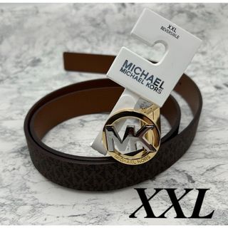 マイケルコース(Michael Kors)の希少サイズ マイケルコース シグネチャーロゴ リバーシブル ベルト XXL(ベルト)