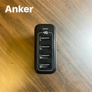 アンカー(Anker)のANKER POWERPORT 4 BLACK(バッテリー/充電器)