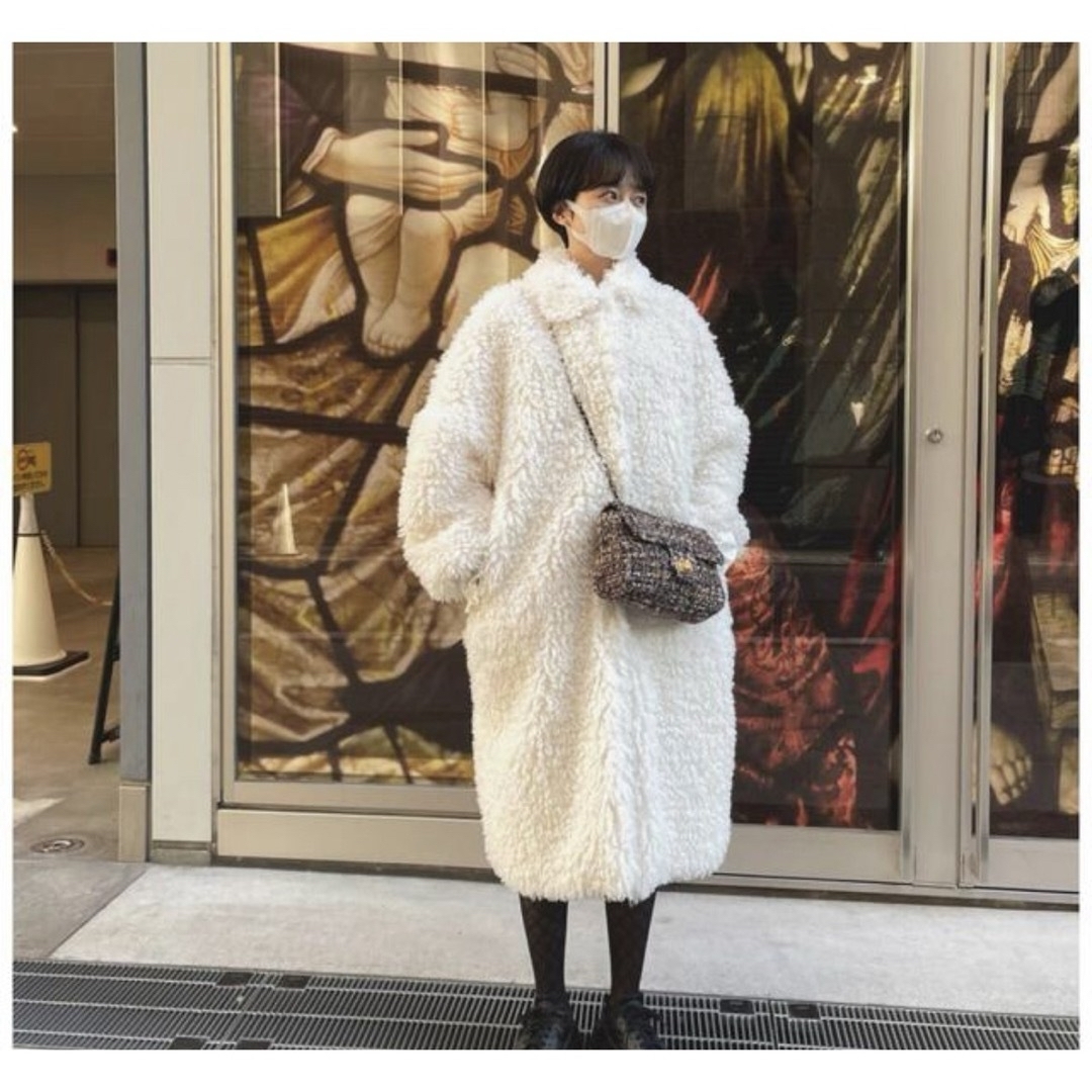 Bibiy. AMELIA FUR COATロングコート