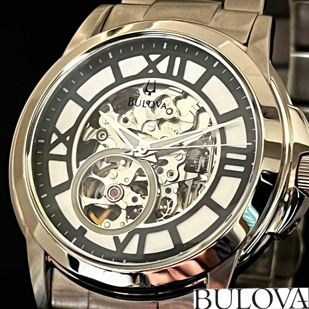 Bulova - 【BULOVA】展示品特価/ブローバ/メンズ腕時計/スケルトン