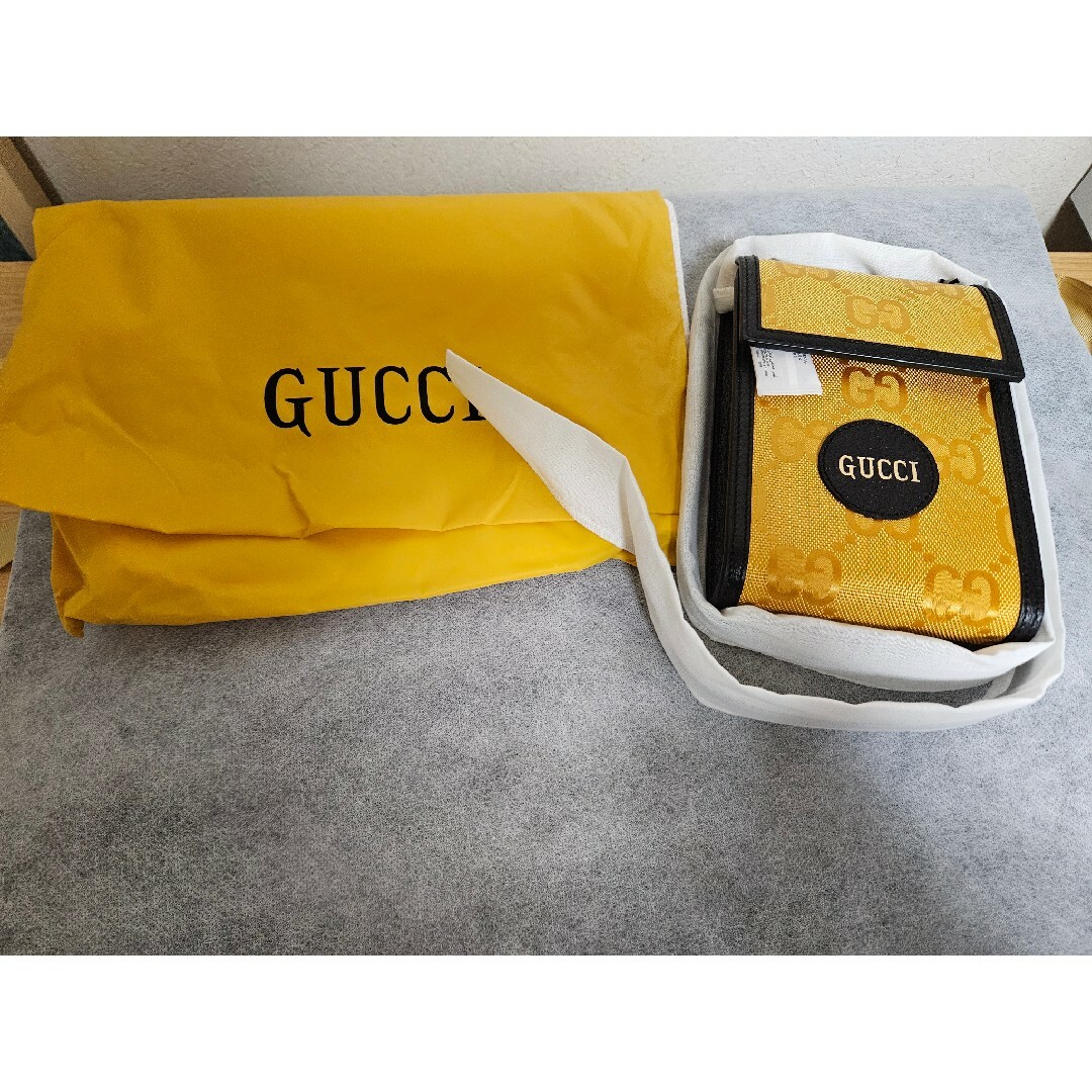 Gucci(グッチ)のGUCCI625599 オフ ザ グリッド ショルダーイエロー ユニセックス レディースのバッグ(ショルダーバッグ)の商品写真