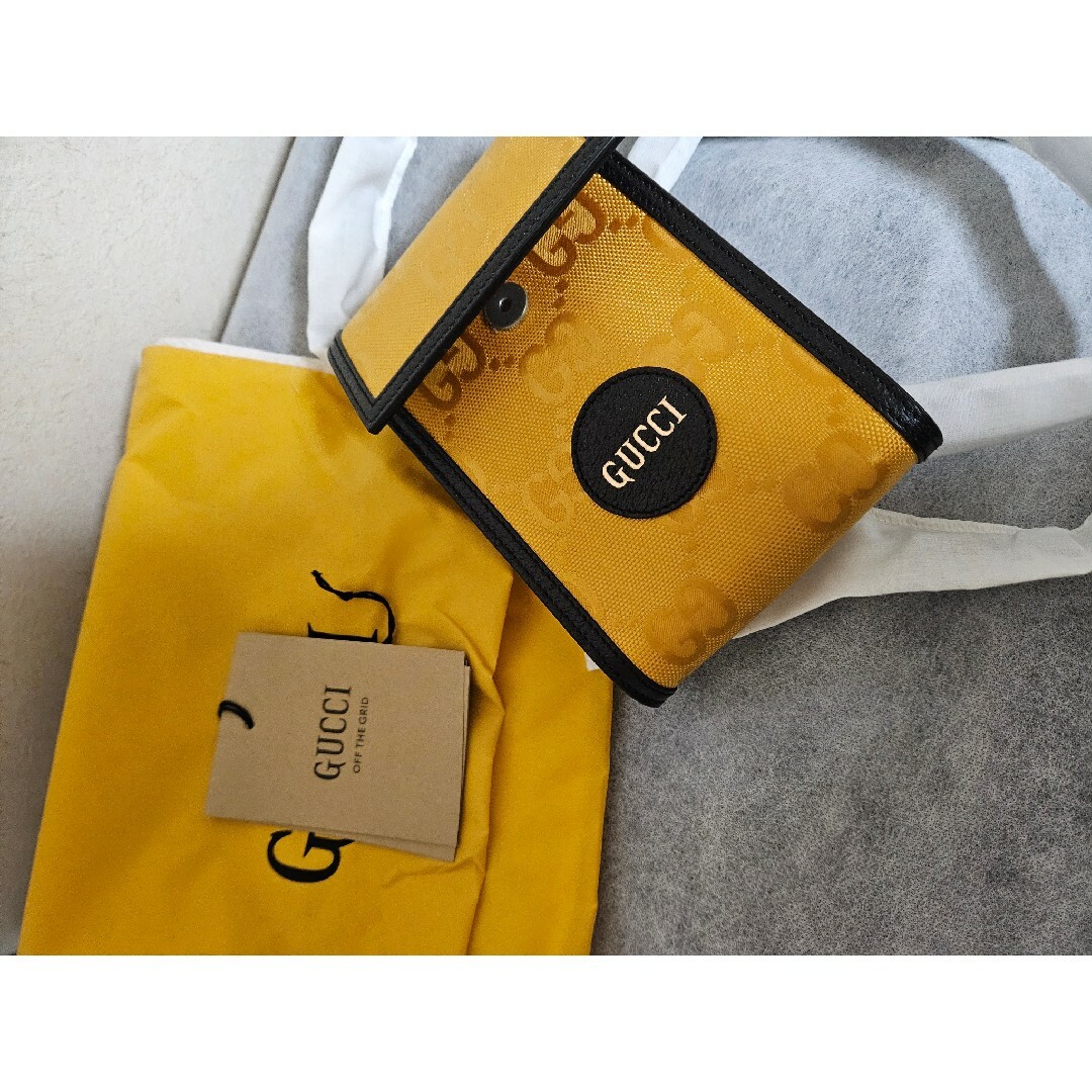 Gucci(グッチ)のGUCCI625599 オフ ザ グリッド ショルダーイエロー ユニセックス レディースのバッグ(ショルダーバッグ)の商品写真