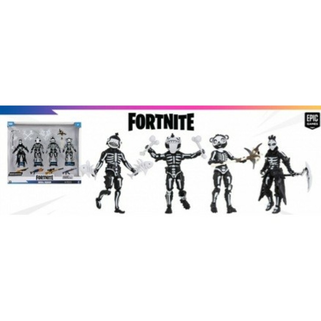 Hot Toys(ホットトイズ)の新品　FORTNITE（フォートナイト）スカルスクワッド　４インチフィギュア エンタメ/ホビーのフィギュア(ゲームキャラクター)の商品写真