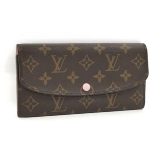 ルイヴィトン(LOUIS VUITTON)のLOUIS VUITTON ポルトフォイユ エミリー モノグラム 二つ折り財布(財布)