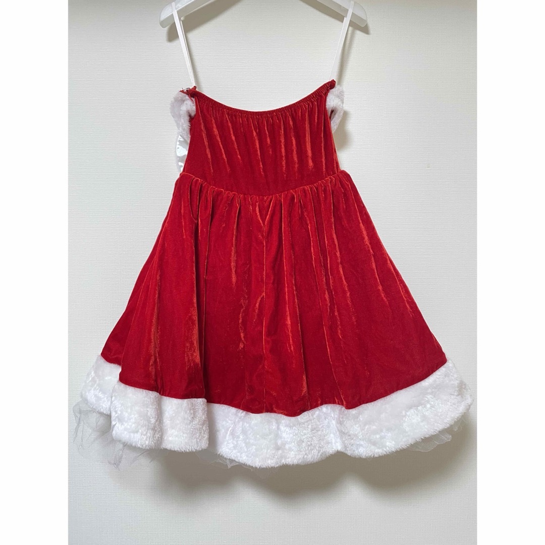 dazzy store(デイジーストア)のdazzy [3点セット] BIGリボン サンタ ドレスセット　赤 エンタメ/ホビーのコスプレ(衣装一式)の商品写真