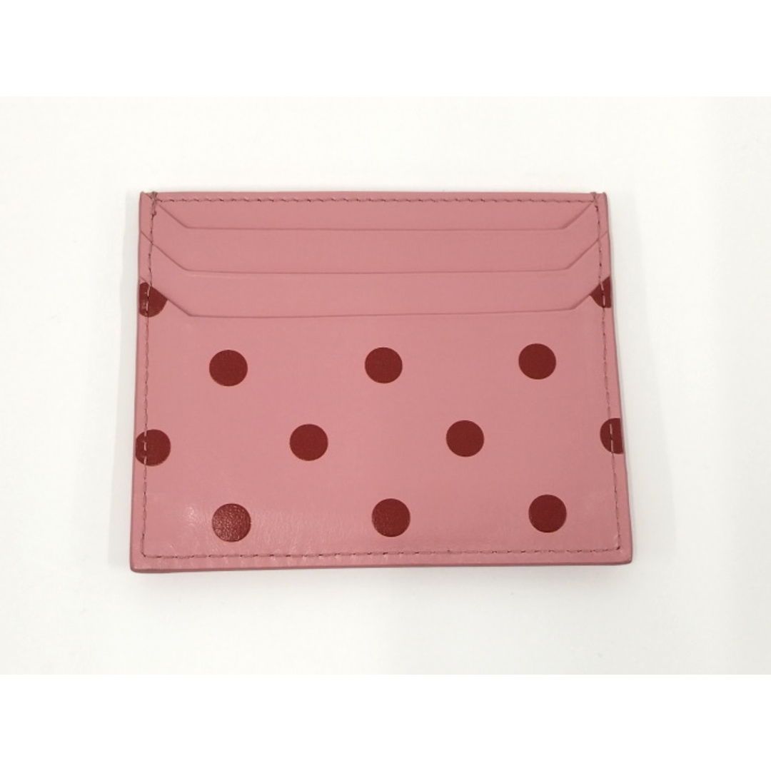 MIU MIU - MIU MIU カードケース レザー ピンク 水玉柄 5MC002の MIU MIU - MIU MIU カードケース レザー ピンク 水玉柄 5MC002の