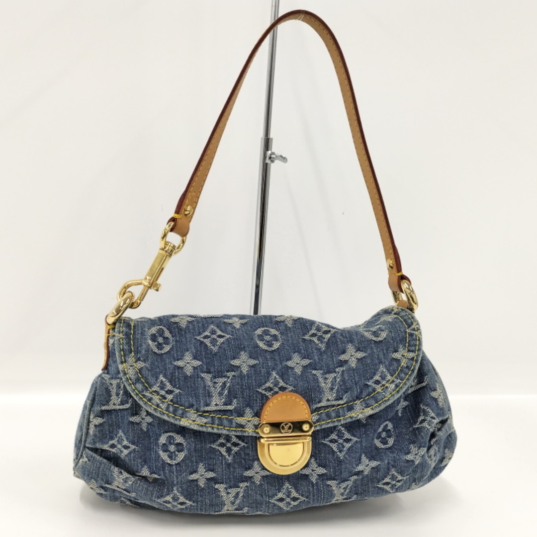 オープンポケット×1製造番号LOUIS VUITTON ミニプリティー ハンドバッグ モノグラム デニム