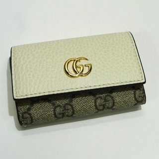 グッチ(Gucci)のGUCCI GGマーモント 6連 キーケース GGスプリーム キャンバス レザー(キーケース)