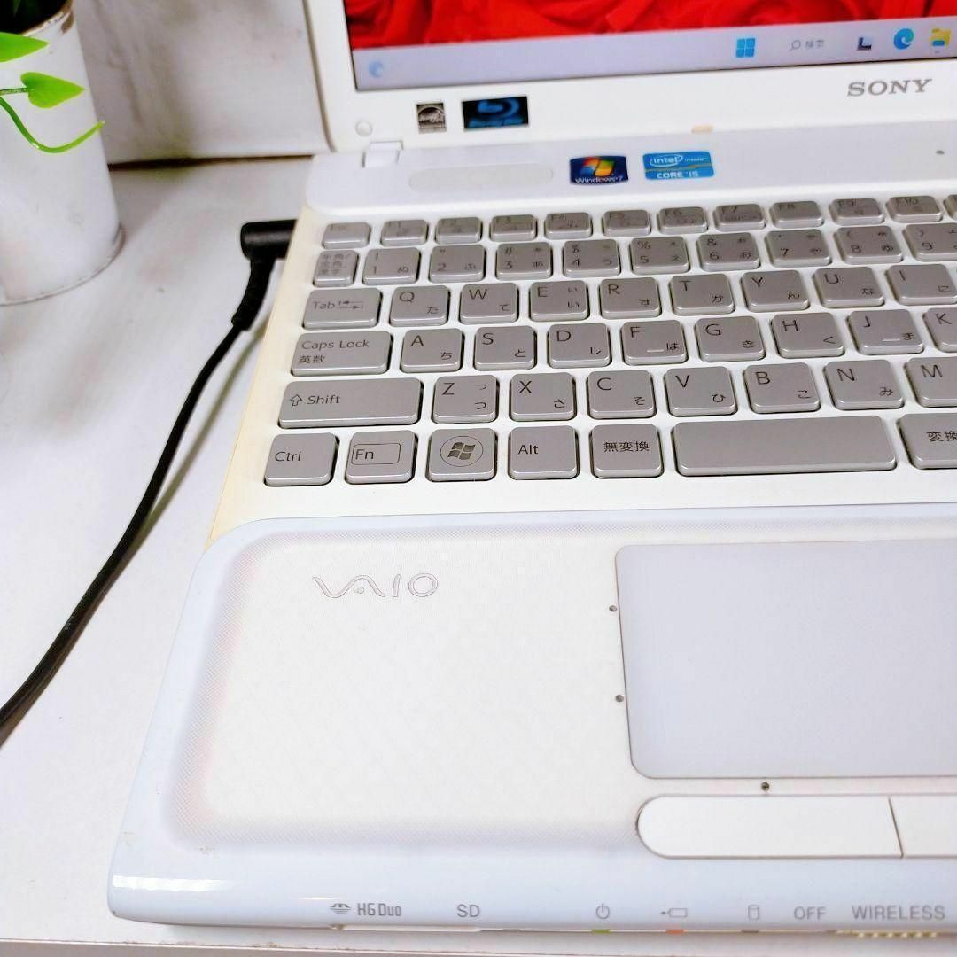 VAIOバイオノートパソコン簡単初期設定済みWindows11カメラ付きPC