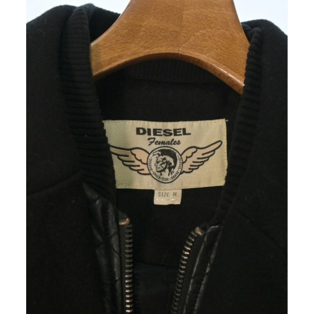 DIESEL(ディーゼル)のDIESEL ディーゼル トレンチコート M 黒 【古着】【中古】 レディースのジャケット/アウター(トレンチコート)の商品写真