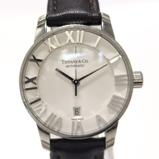 ティファニー(Tiffany & Co.)のTIFFANY&Co. アトラス ドーム レディース 腕時計 自動巻き レザー(腕時計)