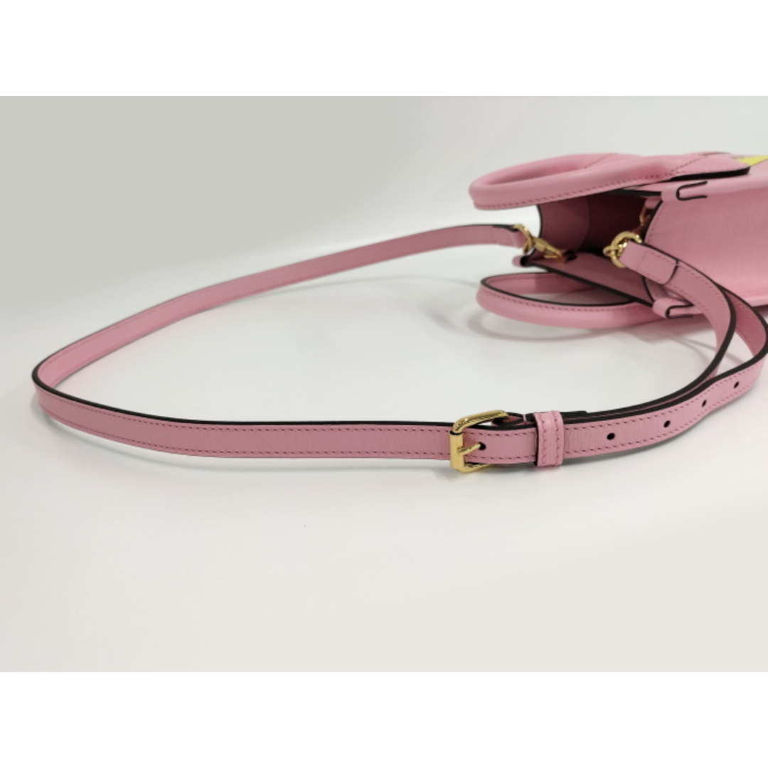 GUCCI - GUCCI 2WAY ショルダーバッグ ばなにゃ コラボ レザー GUCCI - GUCCI 2WAY ショルダーバッグ ばなにゃ コラボ レザー