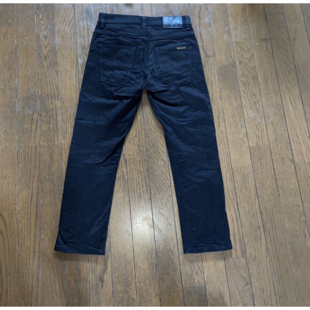 Nudie Jeans(ヌーディジーンズ)のヌーディージーンズ GRIM TIMブラック W29 ボタンフライジーンズ メンズのパンツ(デニム/ジーンズ)の商品写真
