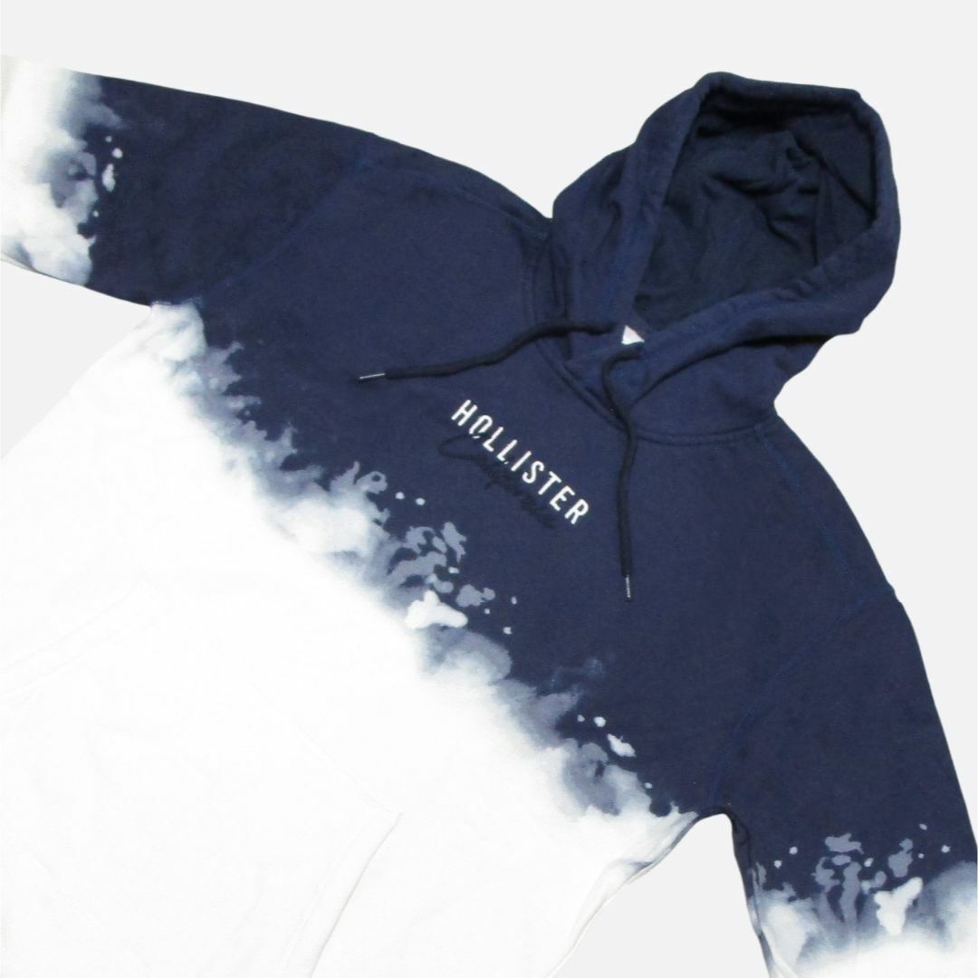 Hollister(ホリスター)の★新品★ホリスター★タイダイプルオーバーパーカー (Navy/White/XL) メンズのトップス(パーカー)の商品写真