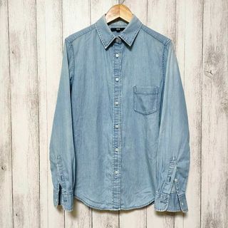 ユニクロ(UNIQLO)のUNIQLO ユニクロ (S)　デニムシャツ　レディース(シャツ/ブラウス(長袖/七分))