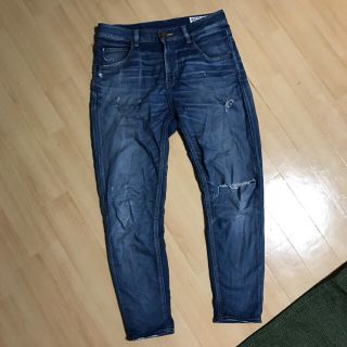 マウジー(moussy)のmoussy blue ff denim isko ダメージデニム(デニム/ジーンズ)