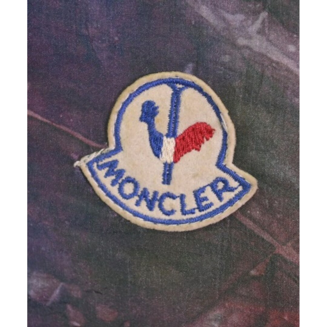 MONCLER(モンクレール)のMONCLER ダウンジャケット/ダウンベスト 1(S位) 茶xエンジx緑等 【古着】【中古】 メンズのジャケット/アウター(ダウンジャケット)の商品写真