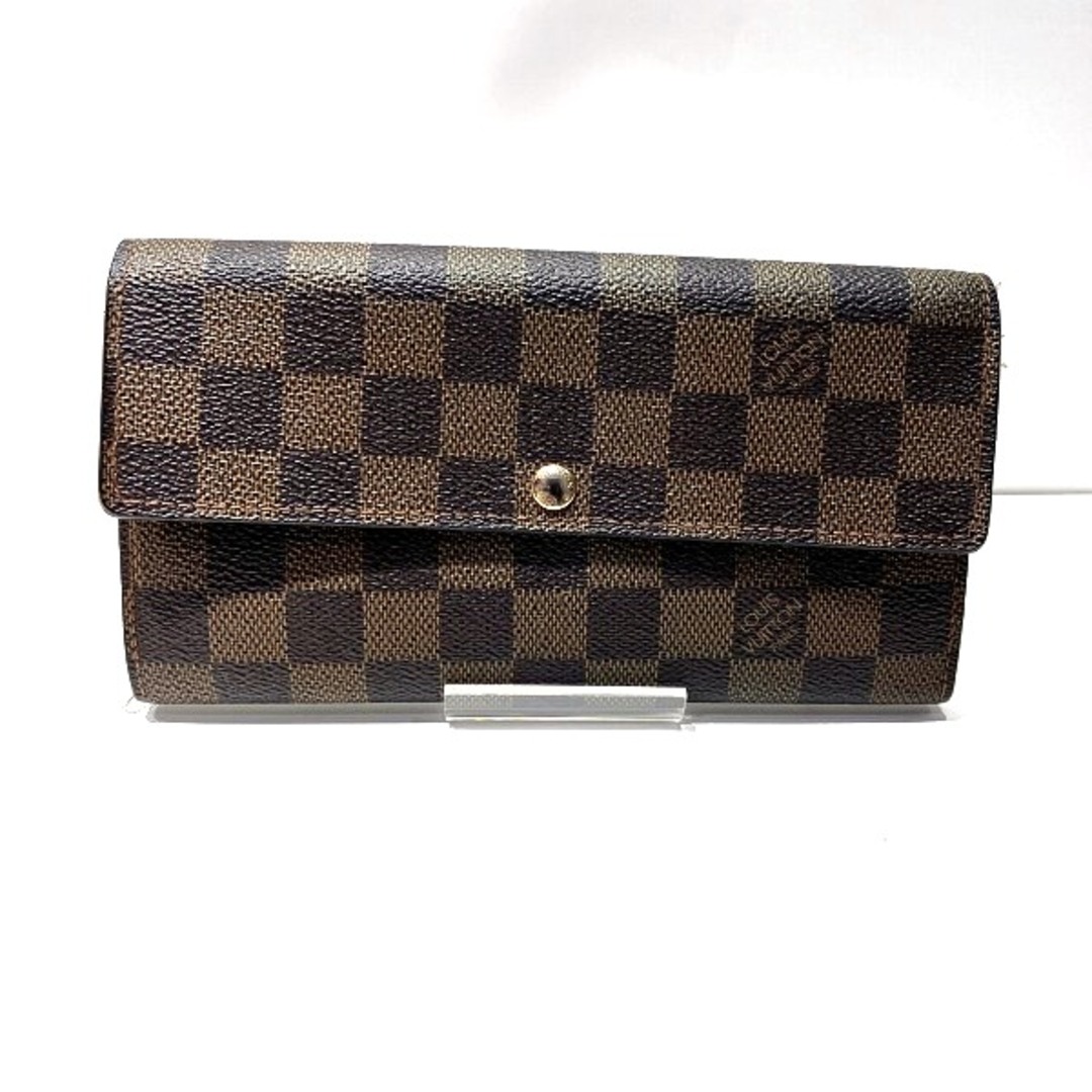 擦れ傷反り有り金具の状態ルイヴィトン Louis Vuitton ダミエ ポルトフォイユ サラ N61734 2つ折り財布 ユニセックス 送料無料 【あす楽】