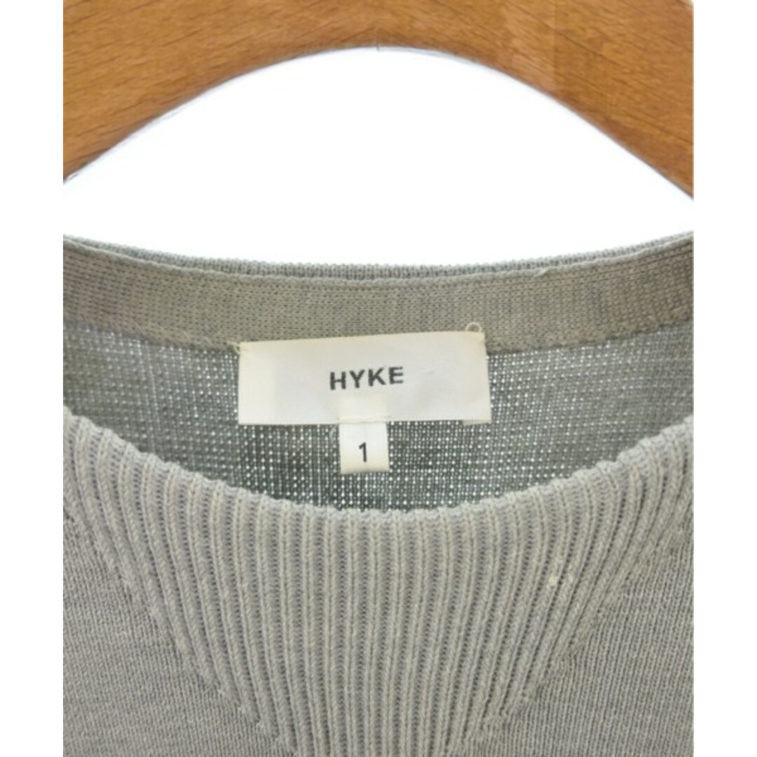 HYKE(ハイク)のHYKE ハイク ワンピース 1(S位) グレー 【古着】【中古】 レディースのワンピース(ひざ丈ワンピース)の商品写真